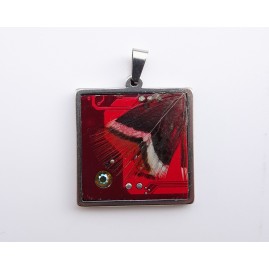 pendentif rouge