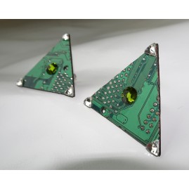 Boucles d'oreilles vertes