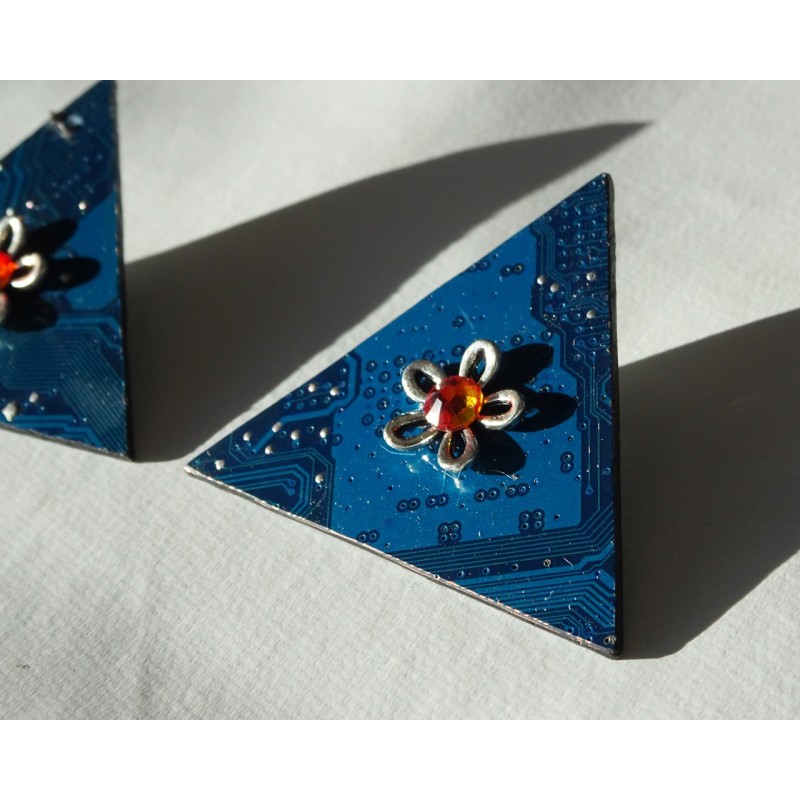 Boucles d'oreilles bleues Boucles d'oreilles bleues
