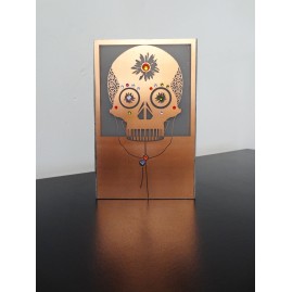 Lampe "Muerte" cuivrée