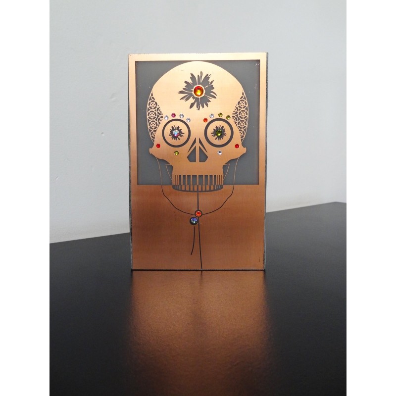 Lampe "Muerte" cuivrée Lampe "Muerte" cuivrée