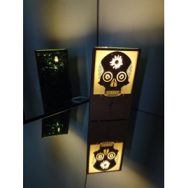 Lampe "Muerte" cuivrée